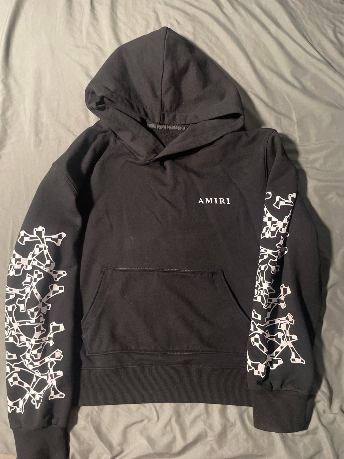Amiri Checkered Bone Hoodie