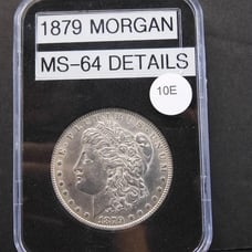 1879 P MORGAN SILVER DOLLAR CHOICE POPULAR DATE WITH LUSTER