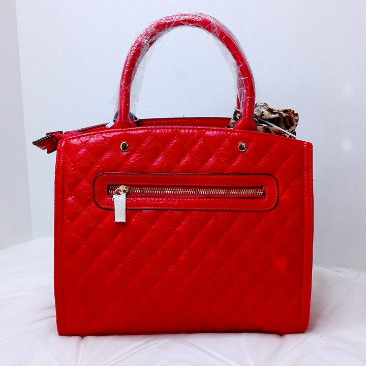 Red Quilted Handbag