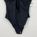 New Andie Swim The Santorini One Piece Swimsuit Key Hole Front Black Size Large