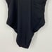 New Andie Swim The Santorini One Piece Swimsuit Key Hole Front Black Size Large