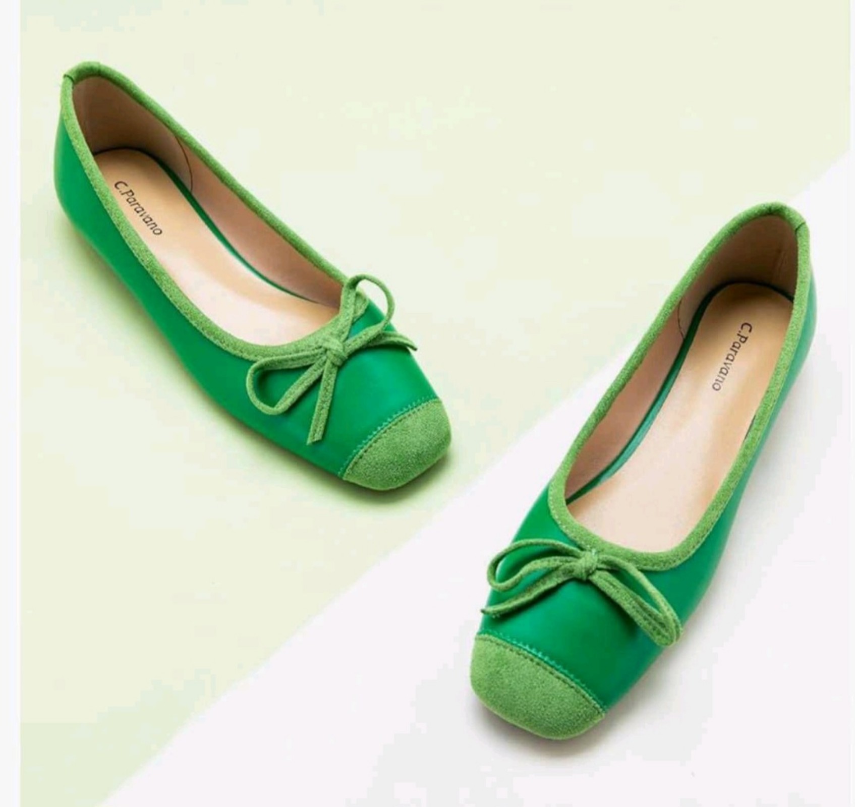 NWOUT BOX SZ 9.5 C.Paravano Women's Flats Bowknot | Casual Slip On Dress Shoes