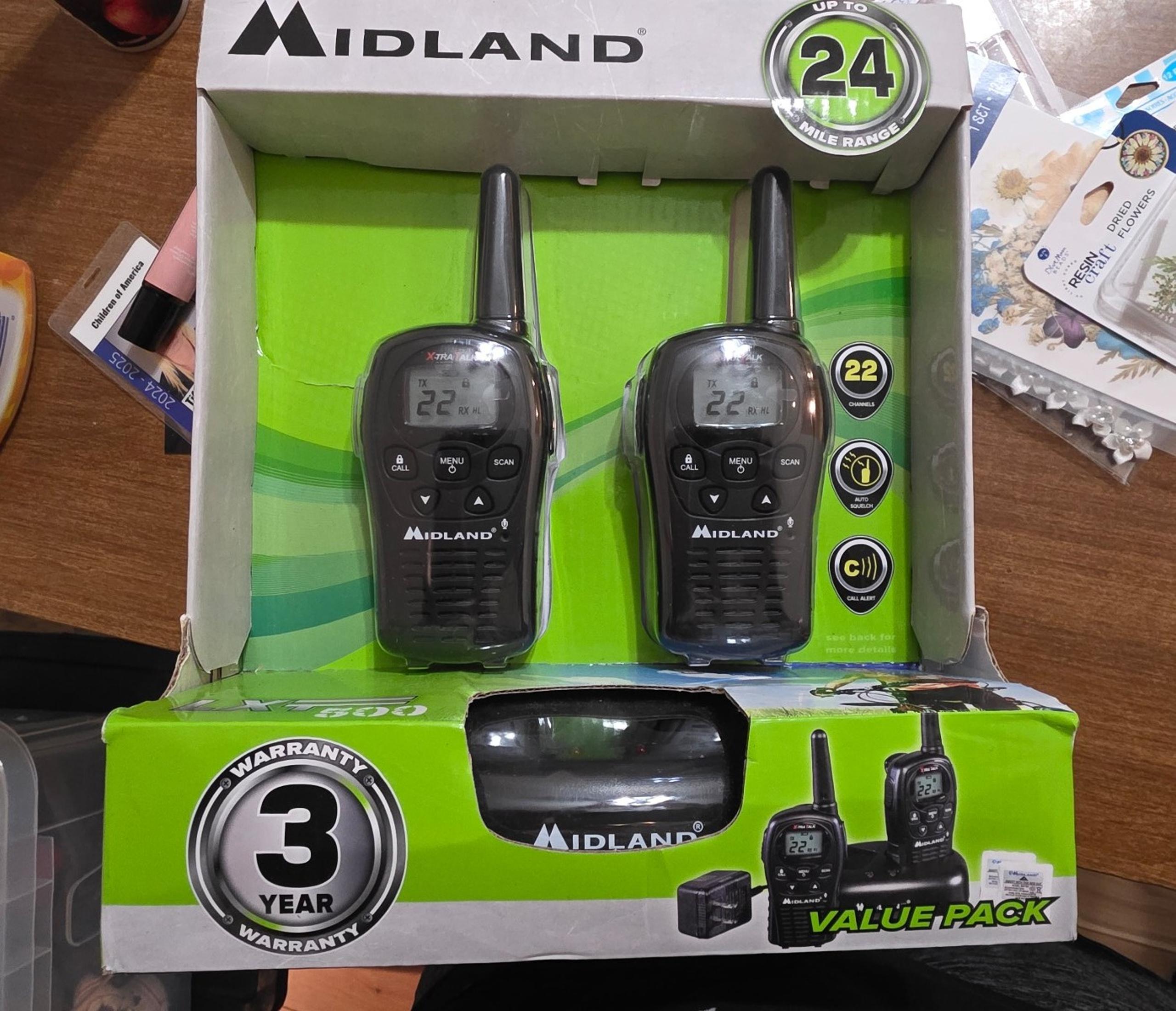 Midland LXT 500 walkie talkies