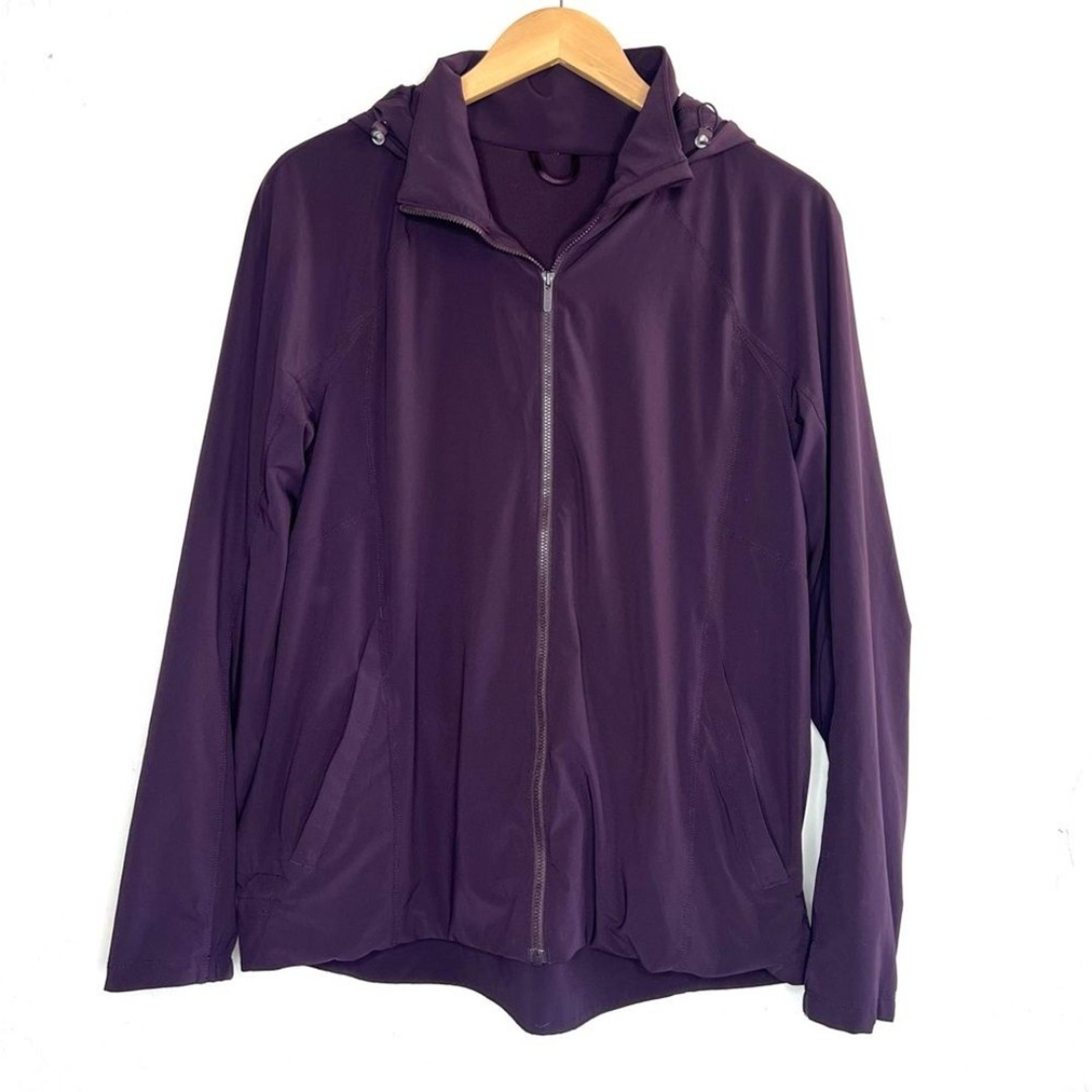 Lululemon Purple Activewear Full Zip Hoodie Nylon Jacket