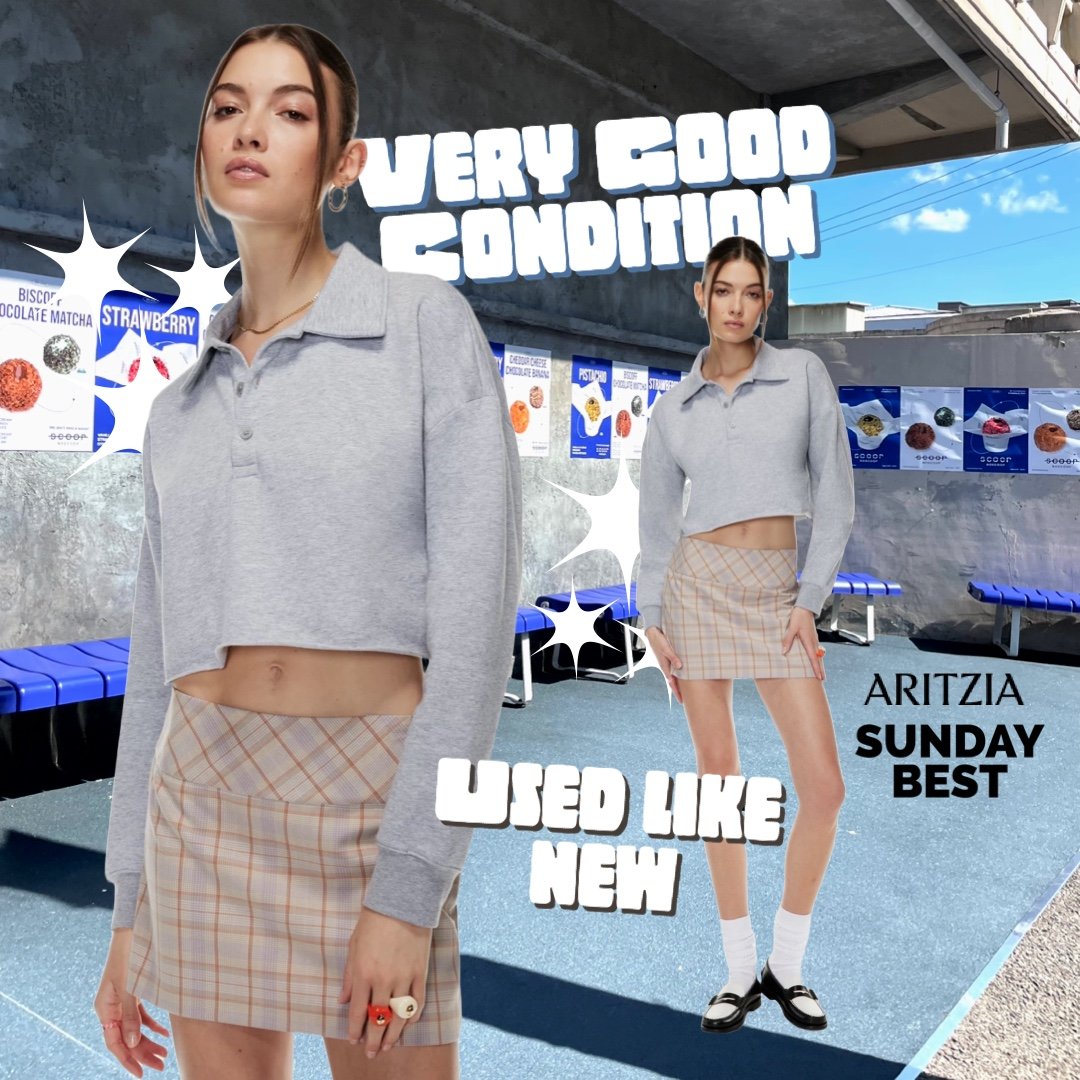 Sunday Best, Aritzia Cropped Fleece Polo