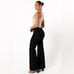Petal & Pup Nico Wide Leg Jeans Size 8 Black Wash Womens High Rise Stretch