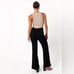 Petal & Pup Nico Wide Leg Jeans Size 8 Black Wash Womens High Rise Stretch