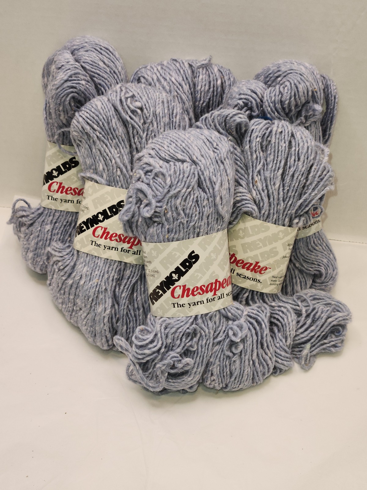 Reynolds Chesapeake Wool Cotton Yarn 6 Skeins