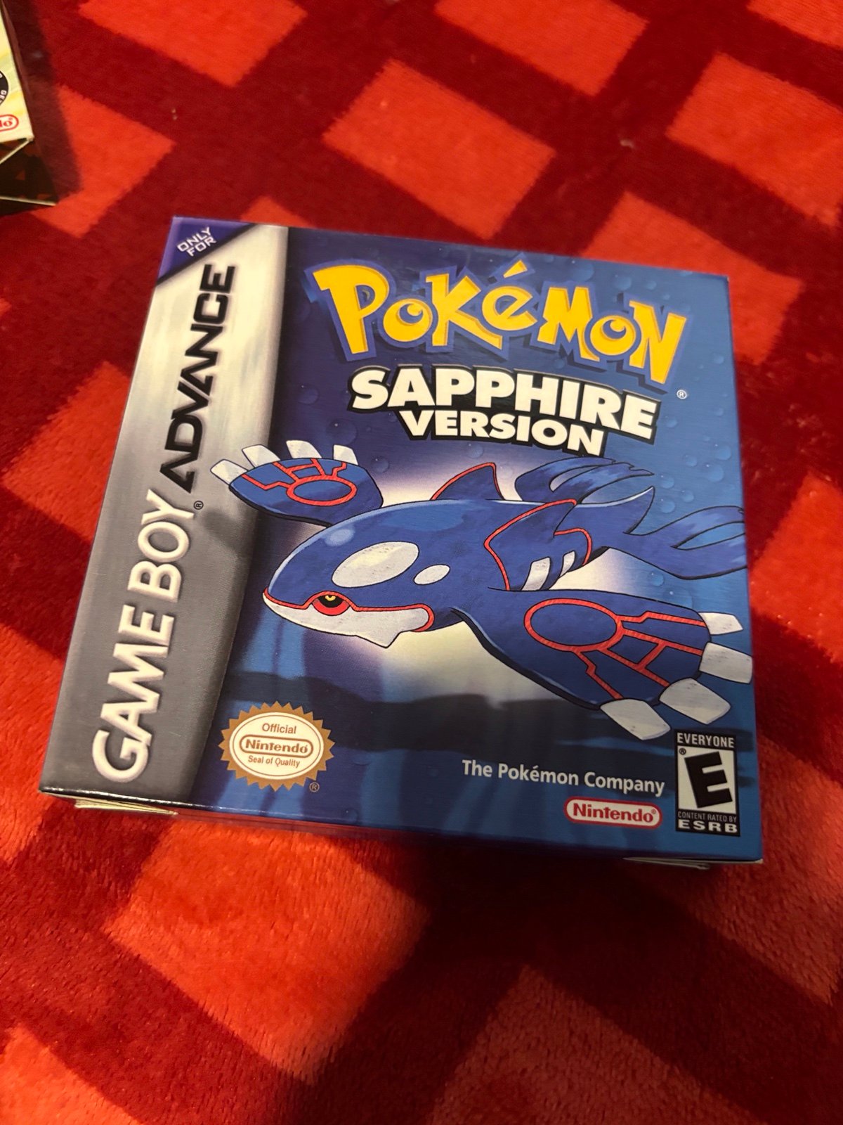 Pokemon Sapphire version (Nintendo game boy advance) (BOX ONLY)