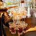 6 Shot Glass Dispenser and Holder with 6 PCS Acrylic Cup Drinking Games