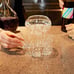 6 Shot Glass Dispenser and Holder with 6 PCS Acrylic Cup Drinking Games