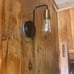 Wall Sconce Modern Wall Sconce Living Room Bedroom Black Gold Set of 2