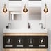 Wall Sconce Modern Wall Sconce Living Room Bedroom Black Gold Set of 2