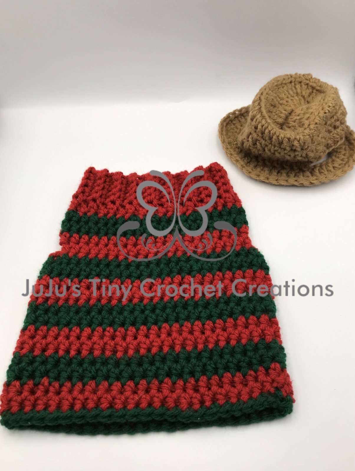 Kitty Krueger Pet Costume for Cats and Small Dogs Halloween Photo Prop Pets