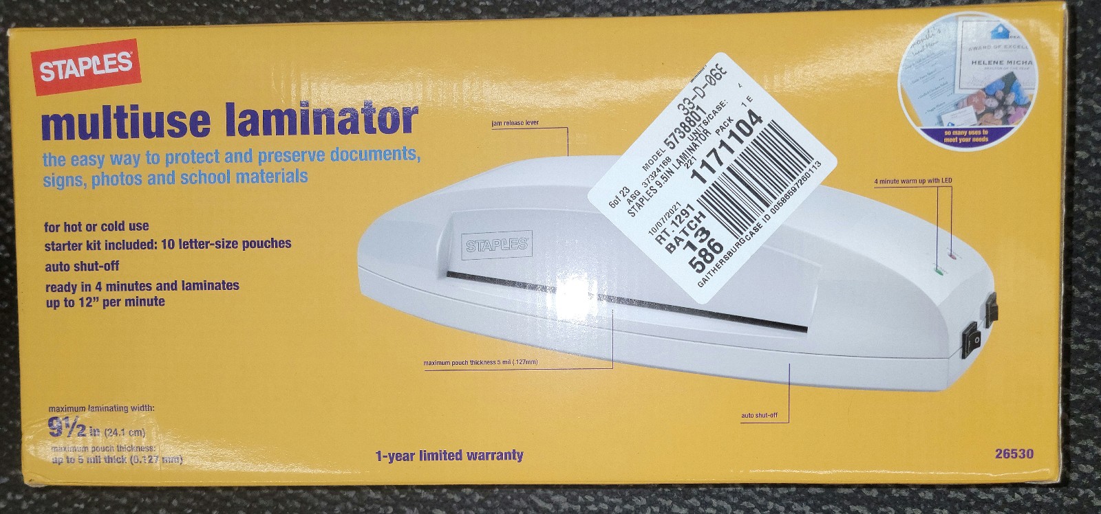 Multi use laminator