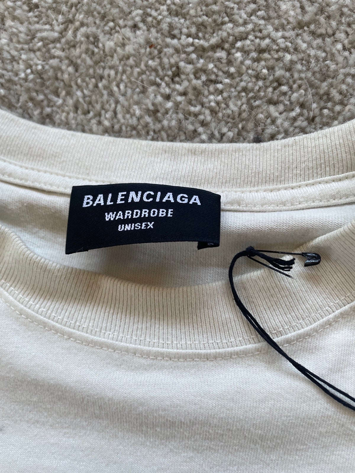 Balenciaga off-white shirt