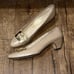 Salvatore Ferragamo Vintage nude kitten heels