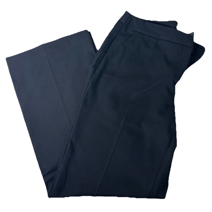 Chicos Sz 1.5 /10 (Actual 32x28)Black Bootcut Dress Pants Poly/Rayon/Spandex EUC