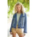 Free People Dance Party Denim Jean Jacket Small NEW
