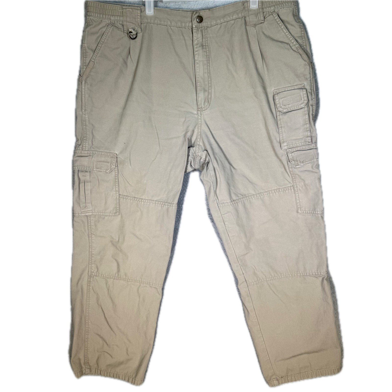 5.11 Tactical Workwear Pants Men's 42 X 30 Beige 100% Cotton Cargo Pockets M1474
