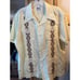 Don Robert Men's XL Yellow Polyester Blend Vintage Hawaiian Shirt