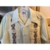 Don Robert Men's XL Yellow Polyester Blend Vintage Hawaiian Shirt