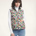NWT Brooks Beithers Women's Reversible Patchwork Puffer Vest