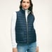 NWT Brooks Beithers Women's Reversible Patchwork Puffer Vest