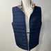 NWT Brooks Beithers Women's Reversible Patchwork Puffer Vest