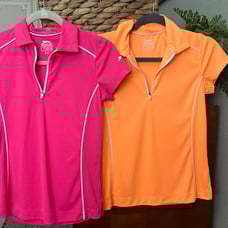 EUC- 2 Ladies Slazenger Golf Polo Shirts Sz XS