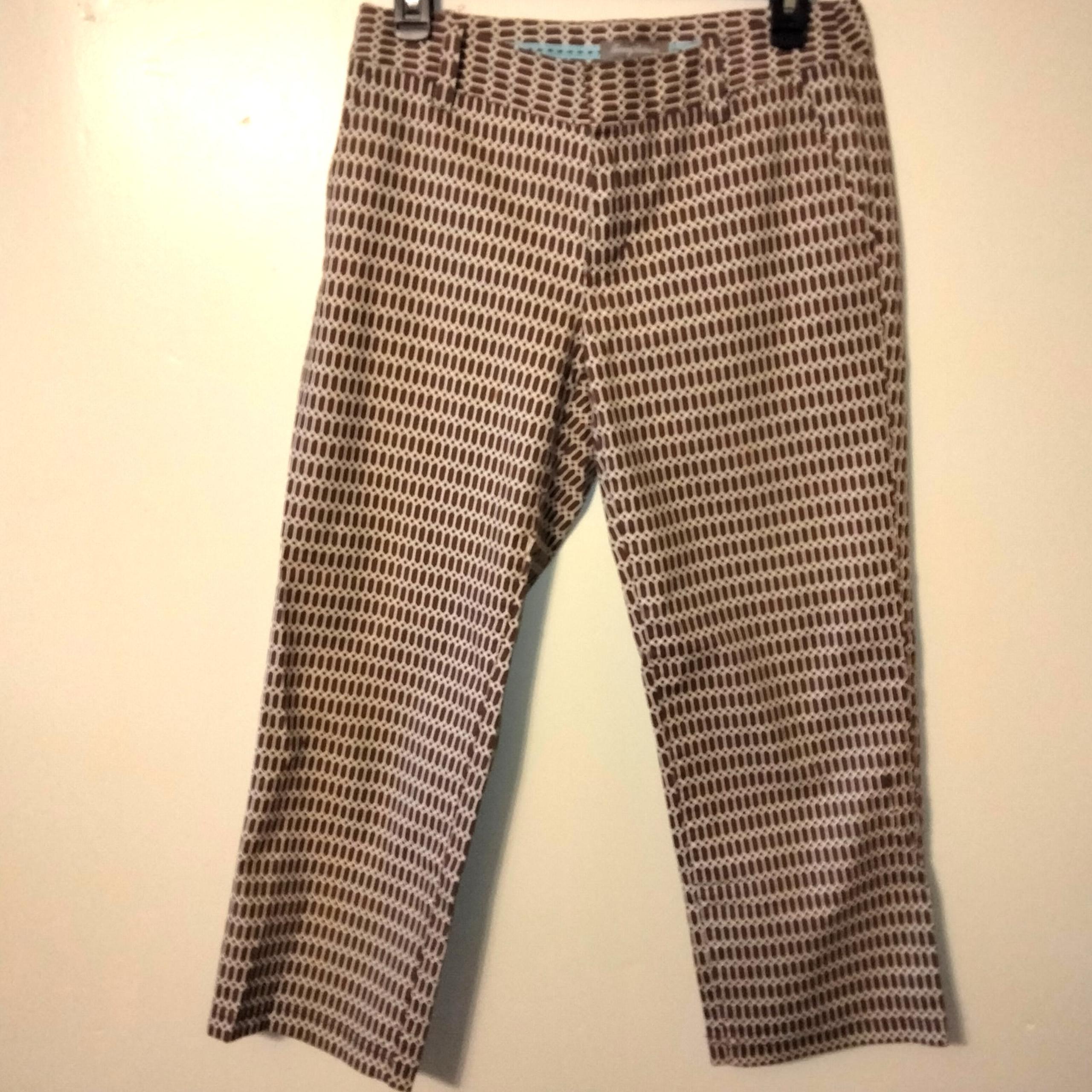 Tommy Bahama Brown Graphic Print Cropped Pants   4