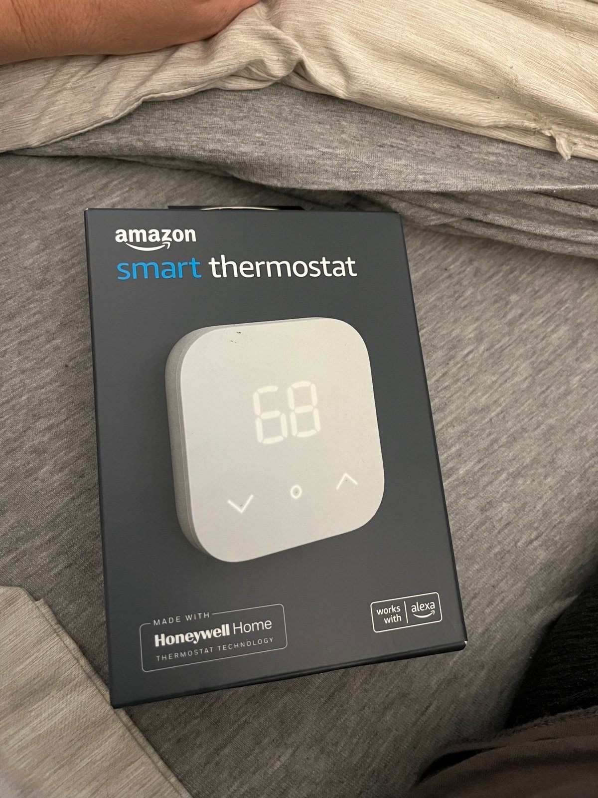 Amazon Smart Thermostat – Save money and energy - Works with Alexa and Ring - C-