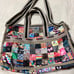 LeSportsac Patchwork Boston Bag, Shoulder, 2-Way Pouch