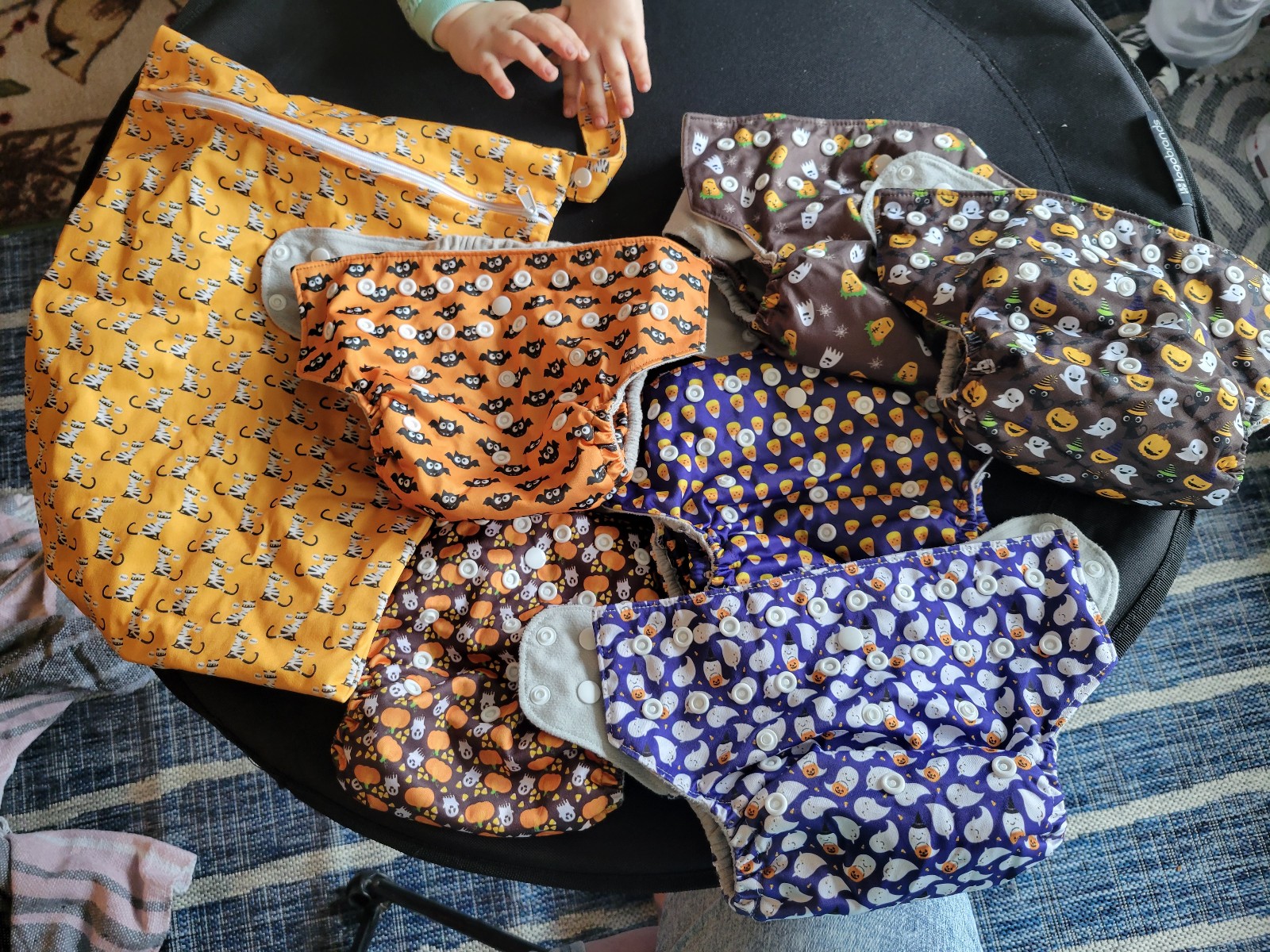 Halloween cloth diapers