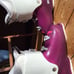 Girls/Ladies Alpina AJ3 Ski Boots Purple Junior US Size 8 UK 7 Mondo Size 260