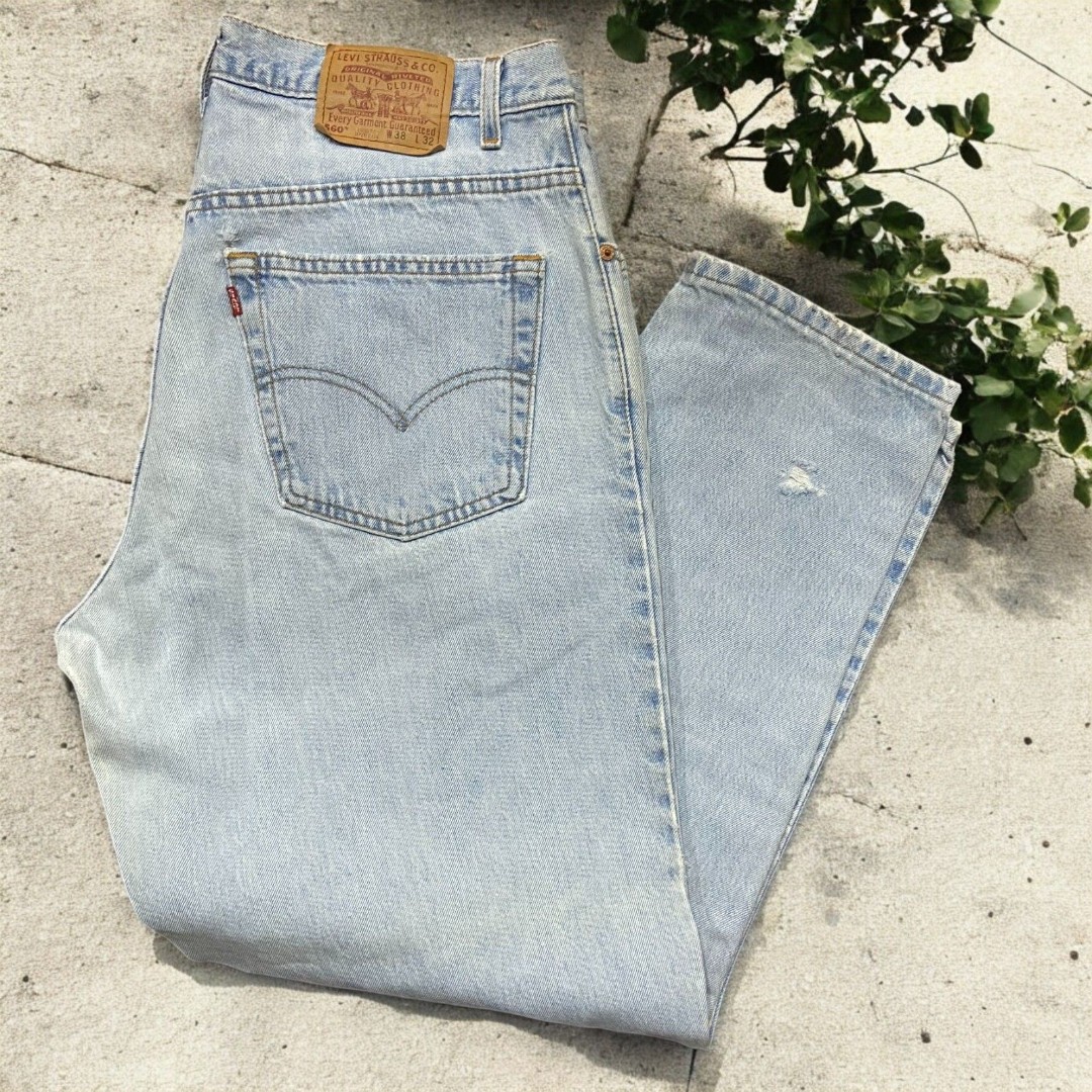 Levi's 560 Loose Relaxed Vintage 1999 Denim Blue Jeans Men's Size 38 x 32