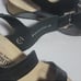 Mephisto black sandals size 37 hook and loop closure MSRP 279
