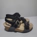 Mephisto black sandals size 37 hook and loop closure MSRP 279
