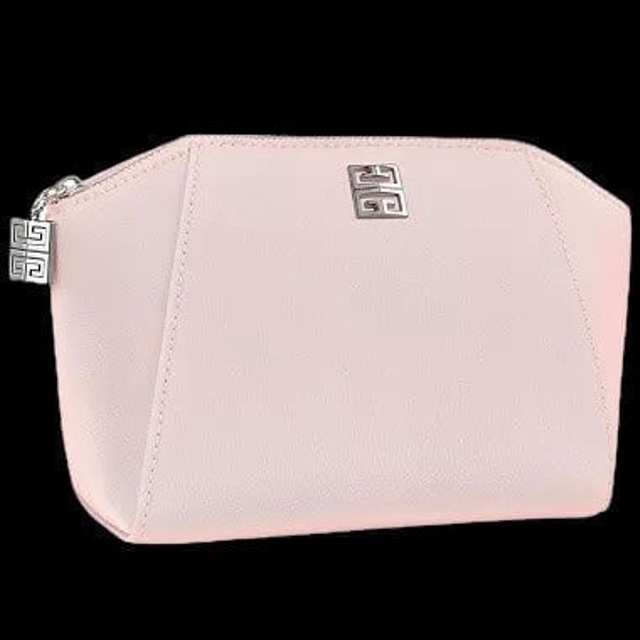 (Baby-Pink) Givenchy Beauty (Satin-Lined) Cosmetic-Makeup Bag