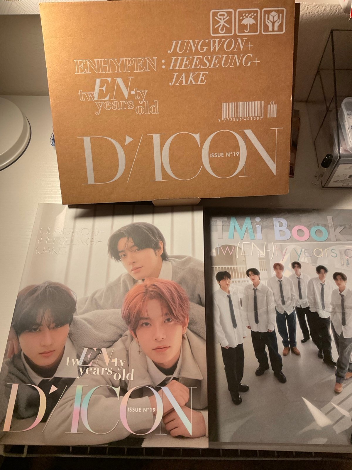 Enhypen Dicon magazine Jungwon Heeseung Jake ver.
