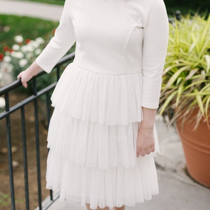 Sail to Sable Cocktail bridal dress