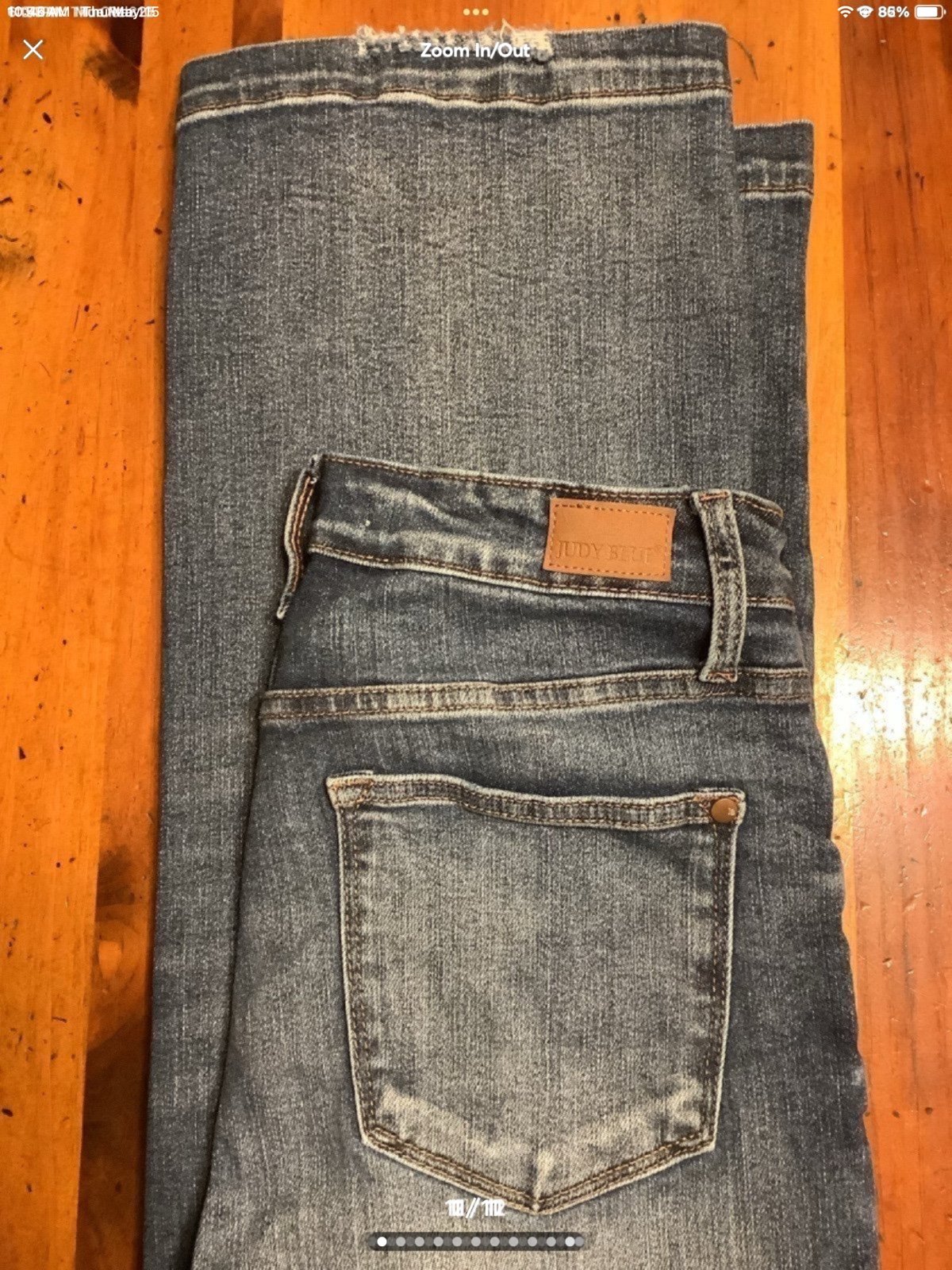 Judy Blue Jeans Size 5/27 H/R Stretchy Wide Leg Cropped