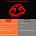Naruto Red Cloud Dimmable Adjust Brightness LED Neon Light Sign ( Akatsuki Ninja