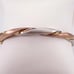 Vintage Sterling Silver Bangle Bracelet, Tri Color Toned Stackable Wrist Jewelry