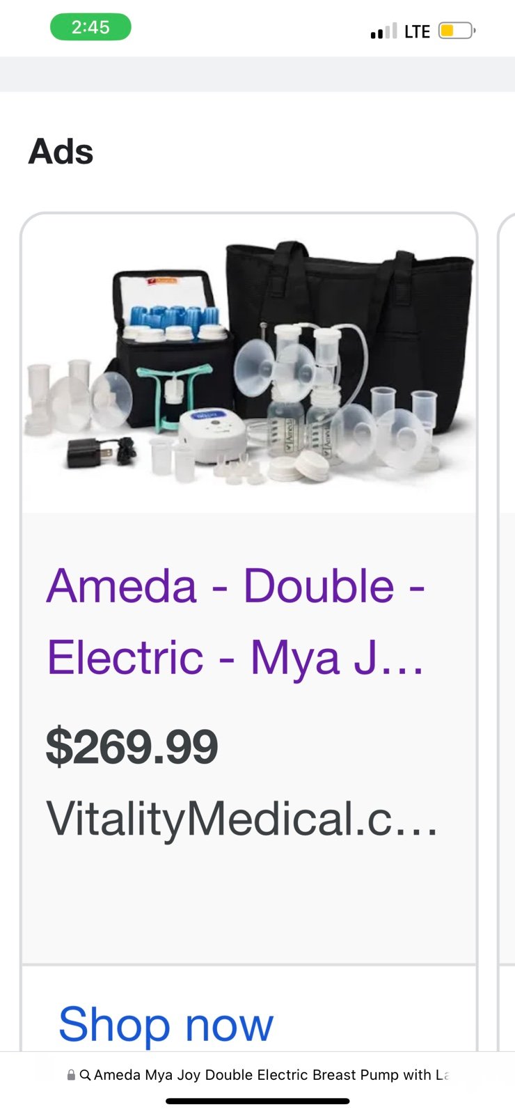 ameda breast pump