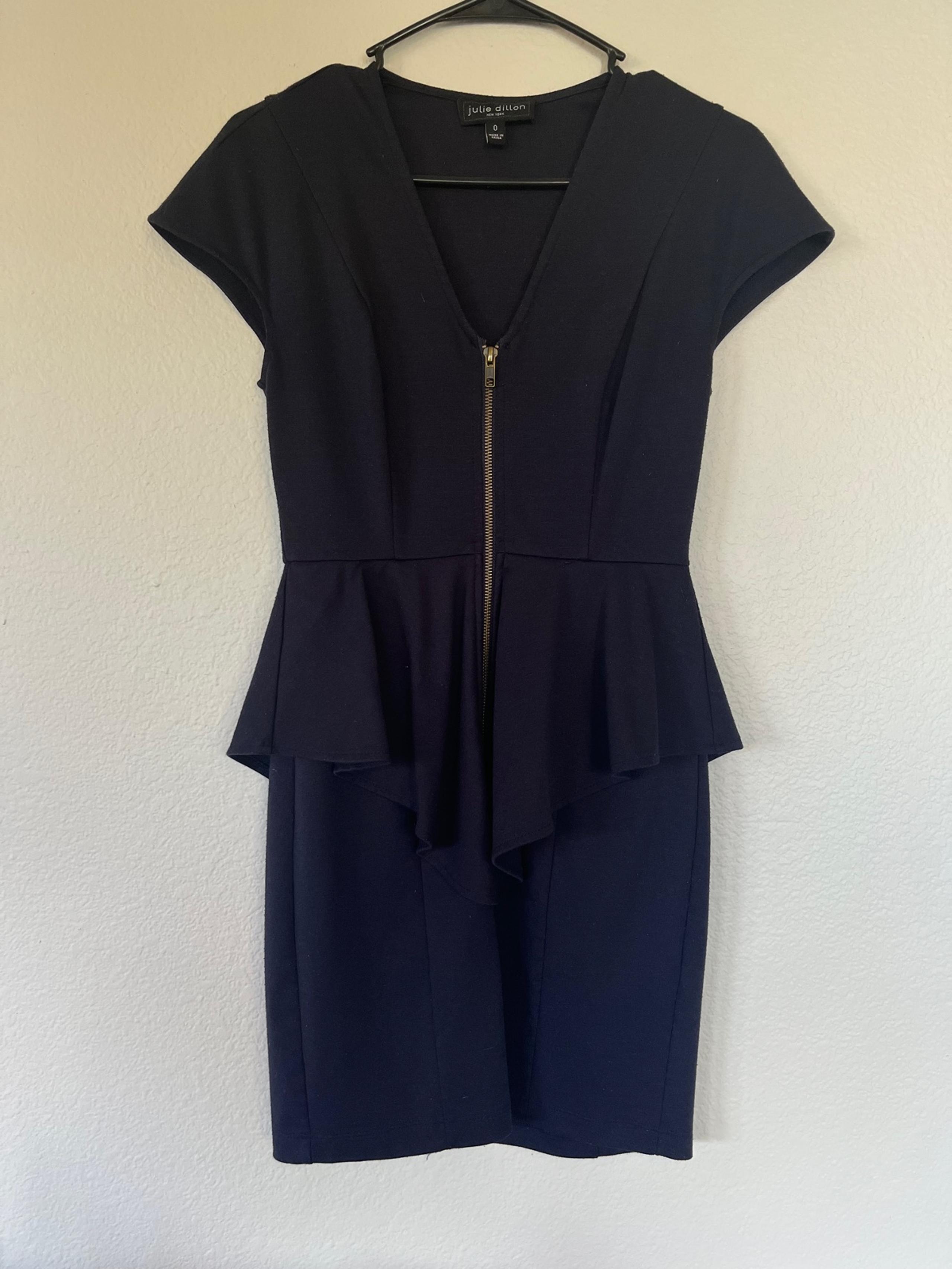 Julie Dillon Zip Navy Dress