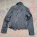 Allsaints spitalfield Jacks place size 10 leather jacket moto biker buckles