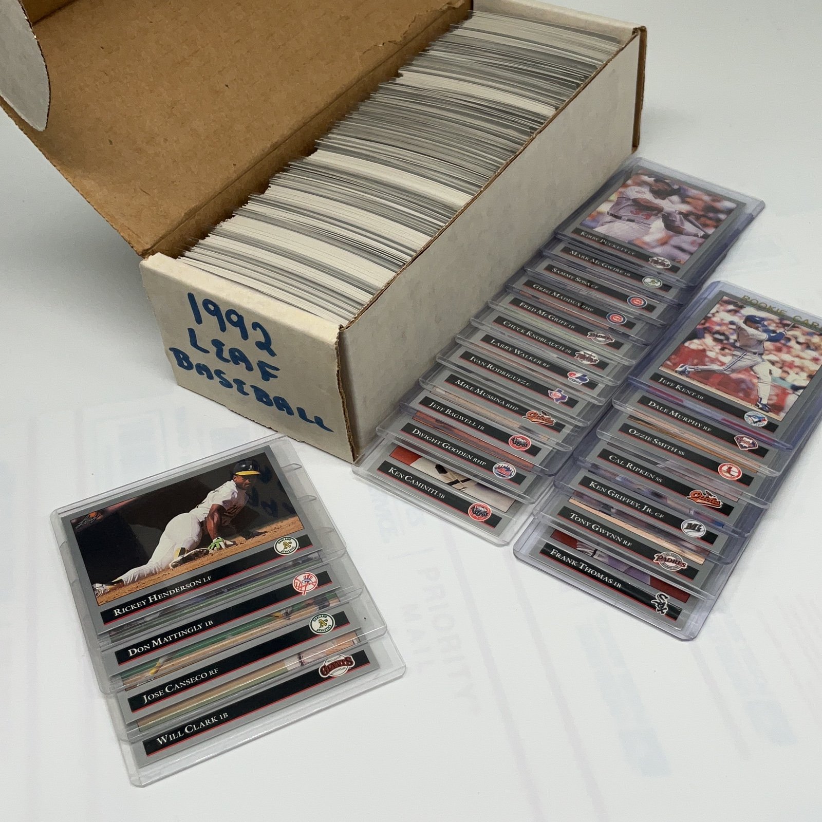 1992 Leaf Baseball Cards Complete Set 528 cards lot bundle
