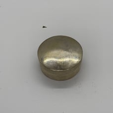 Vintage Sterling Silver Round Pill Box