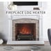 VIVOHOME 23 Inch 120V 1400W Portable Electric Fireplace with Realistic Ember Bed